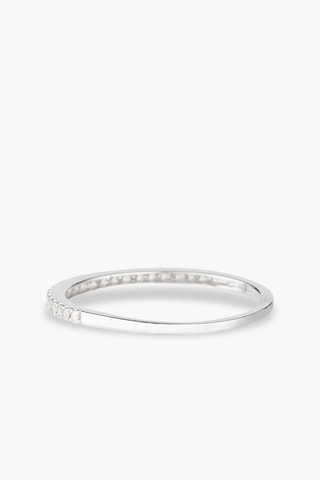 $Bague Alliance Pureté Or blanc et diamants