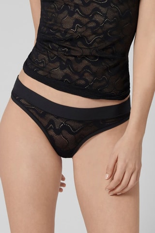 $Tanga GO Allround Lace Mini - Noir