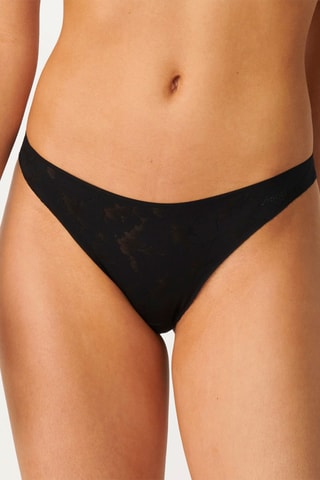 $String Zero Lace 2.0 Brazil - Noir