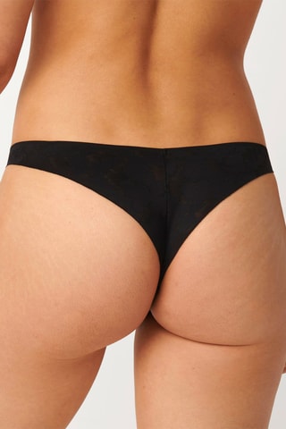 $String Zero Lace 2.0 Brazil - Noir