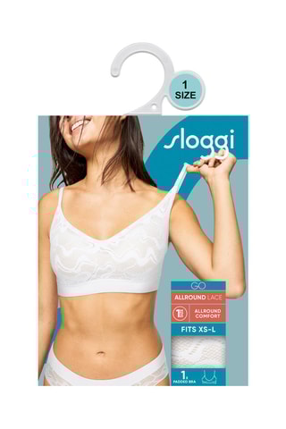 $Brassière GO Allround Lace H P - Blanc