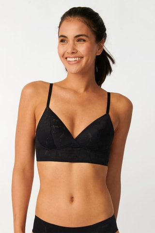 $Soutien-gorge ampliforme Zero Lace 2.0 - Noir