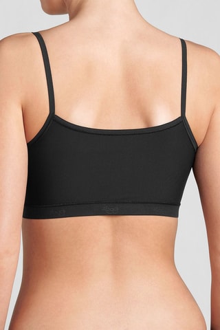 $Crop top Sensual Fresh - Noir