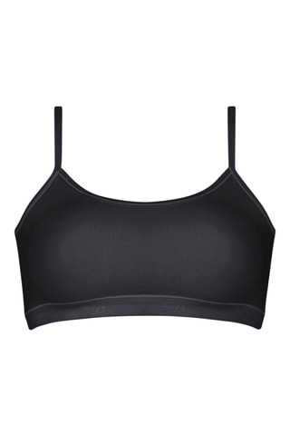 $Crop top Sensual Fresh - Noir