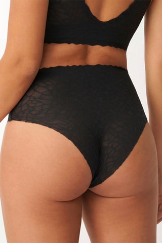 $Hipster taille haute Zero Feel Lace 2.0 - Noir