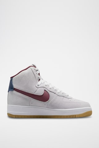$ Nike Air Firce 1 en nubuck - Blanc
