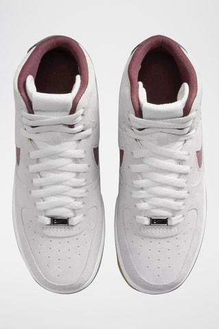 $ Nike Air Firce 1 en nubuck - Blanc