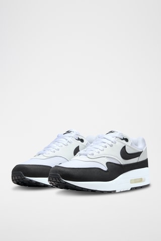 $Nike Air Max 1 en nubuck - Blanc