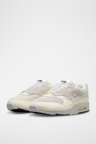 $Nike Air Max 1 Premium en nubuck - Blanc