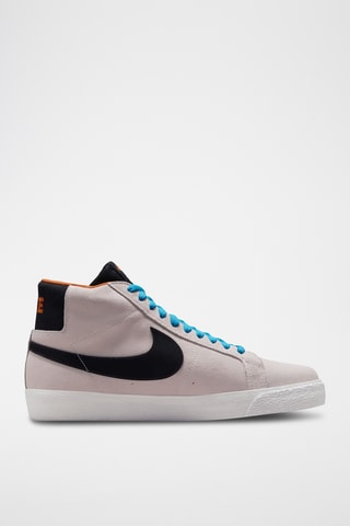 $Nike SB Zoom Blazer Mid Electric en nubuck - Gris clair