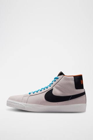 $Nike SB Zoom Blazer Mid Electric en nubuck - Gris clair