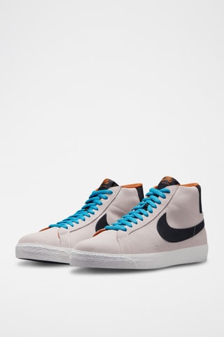 $Nike SB Zoom Blazer Mid Electric en nubuck - Gris clair