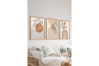 $3 tableaux en bois massif