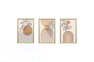 $3 tableaux en bois massif