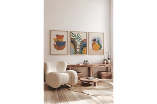 $3 tableaux en bois massif
