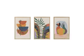 $3 tableaux en bois massif