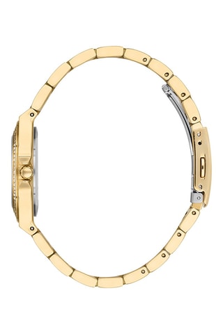 $Montre à quartz en acier et céramique - Doré