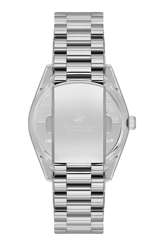 $Montre à quartz en acier et céramique - Argenté et gris