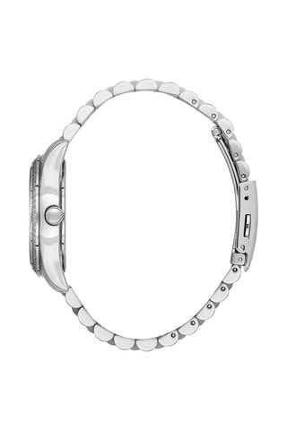 $Montre à quartz en acier et céramique - Argenté et gris