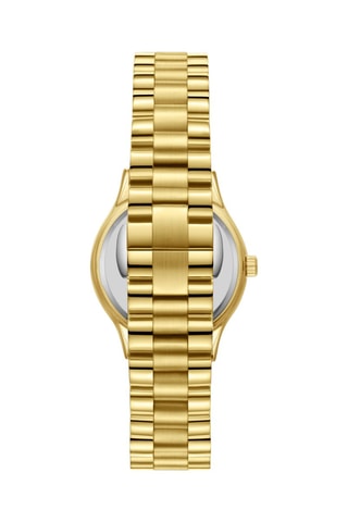 $Montre à quartz en acier et céramique - Doré