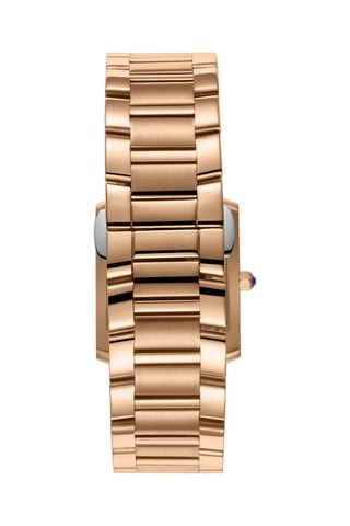 $Montre à quartz en acier, céramique et nacre - Doré rose