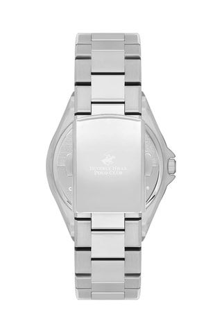 $Montre à quartz en acier, céramique et diamant - Argenté