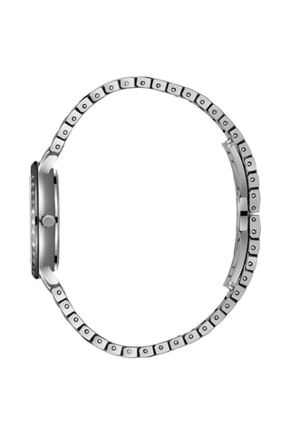 $Montre à quartz en alliage et céramique - Argenté et gris