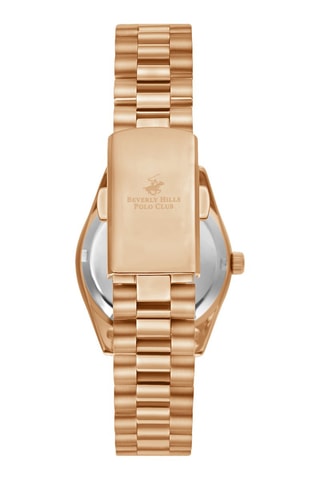 $Montre à quartz en alliage - Doré rose et gris