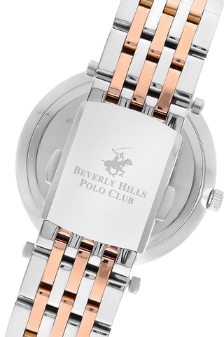 $Montre à quartz en acier - Argenté et doré rose 