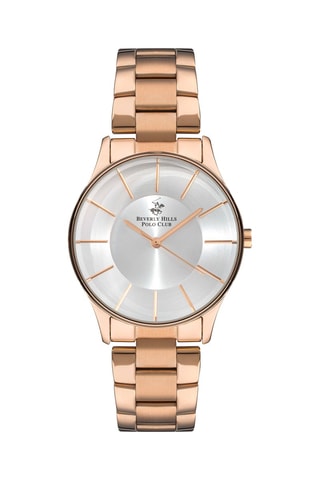 $Montre à quartz en acier - Doré rose 