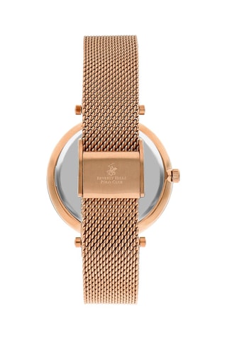 $Montre à quartz en acier - Doré rose