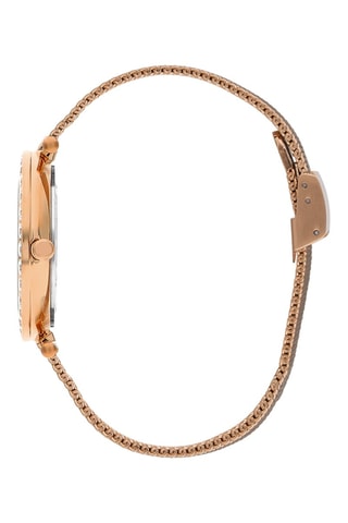 $Montre à quartz en acier - Doré rose