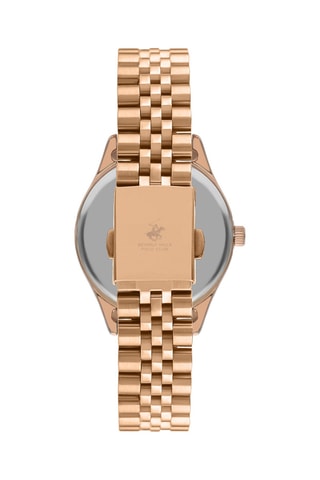 $Montre à quartz en alliage - Doré rose et argenté