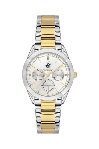 $Montre à quartz en alliage - Argenté et doré