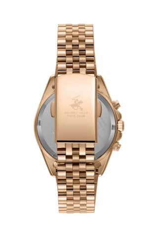$Montre à quartz en acier, céramique et diamant - Rose gold et gris