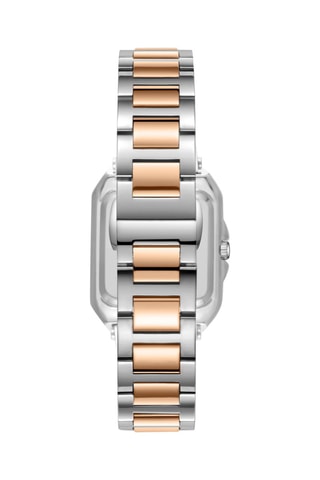 $Montre à quartz en acier et céramique - Argenté et doré
