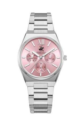 $Montre à quartz en alliage - Argenté et rose
