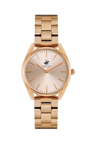 $Montre à quartz en alliage - Doré rose