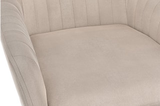 $2 chaises Ariana - Taupe et noir