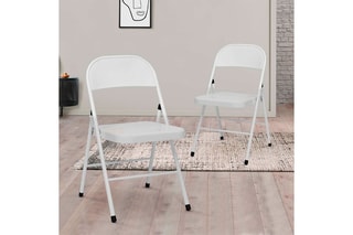 $2 chaises pliables Lucy - Blanc
