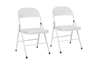 $2 chaises pliables Lucy - Blanc