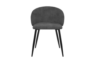 $2 chaises Léona - Gris foncé