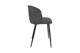 $2 chaises Léona - Gris foncé