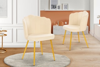 $2 chaises Arielle -  Crème