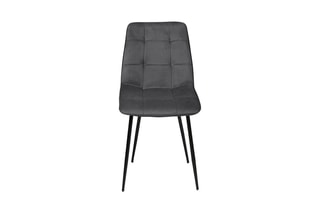 $2 chaises Linda - Gris foncé