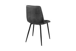 $2 chaises Linda - Gris foncé