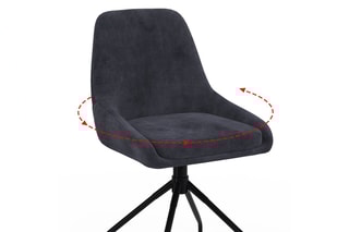 $2 chaises Olivia - Gris
