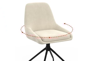 $2 chaises Olivia - Crème