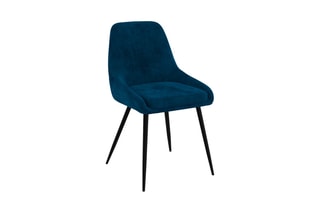 $2 chaises Olivia - Bleu et noir