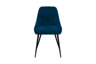 $2 chaises Olivia - Bleu et noir
